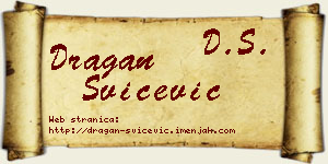 Dragan Svičević vizit kartica